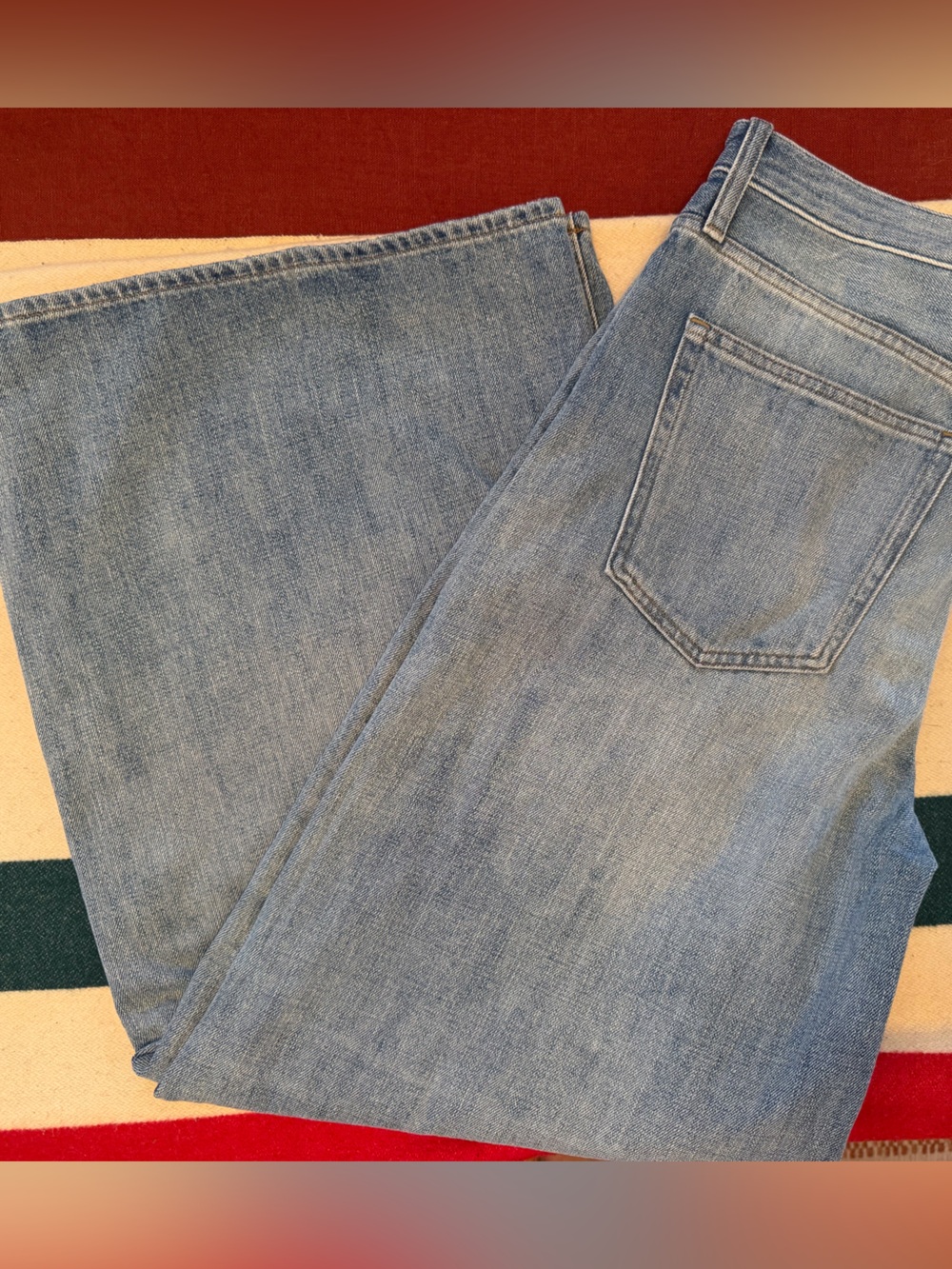 J. Crew High Rise Super Wide-Leg Jeans. Size 30. Elliot wash - Picture 13 of 16